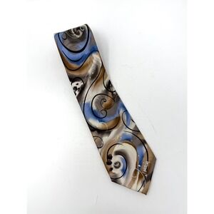 J Garcia Limited Collection Artist Proof No 4 Silk Tie Abstract Swirl Necktie